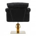 Hairdressing Chair BERLIN GOLD black